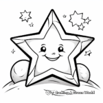 Magical Christmas Star Coloring Pages 2