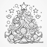 Magical Glow in the Dark Christmas Tree Coloring Pages 4