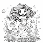 Magical Mermaid Coloring Pages 2