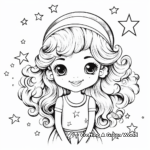 Magical Moon and Stars Coloring Pages 4