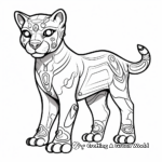 Magical Panther Coloring Pages 2