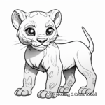 Magical Panther Coloring Pages 4