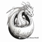 Magical Unicorn Dragon Egg Coloring Pages 3