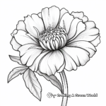 Magnificent Marigold Coloring Pages 1