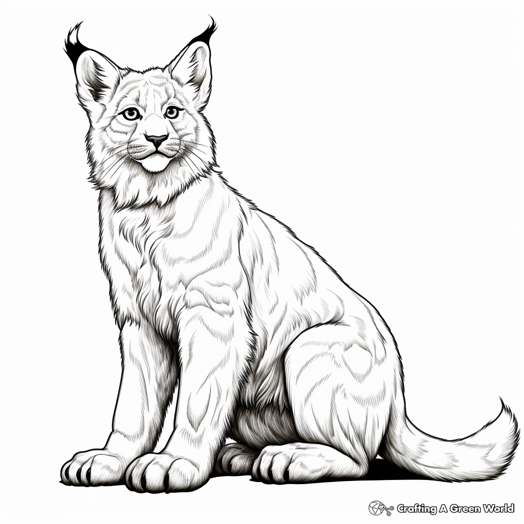 Lynx Coloring Pages Free Printable 