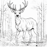 Majestic Elk during Fall Rut Coloring Pages 4