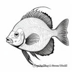 Majestic French Angelfish Coloring Pages 3