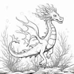 Majestic Leafy Sea Dragon Coloring Pages 2