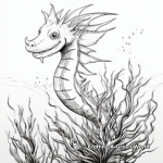 Majestic Leafy Sea Dragon Coloring Pages 3