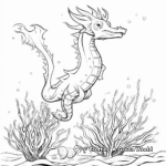 Majestic Leafy Sea Dragon Coloring Pages 4