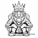 Majestic Leprechaun King Coloring Pages 3