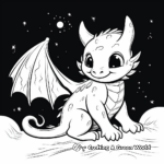 Majestic Night Fury Dragon Coloring Pages 2