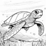 Majestic Sea Turtle Coloring Pages 2