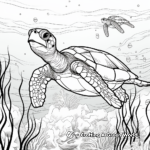 Majestic Sea Turtles Coloring Pages 2