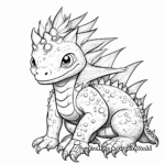 Majestic Thorny Devil Lizard Coloring Pages 3