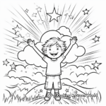 Majestic Universe-Themed Positive Affirmation Coloring Pages 2
