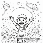 Majestic Universe-Themed Positive Affirmation Coloring Pages 3