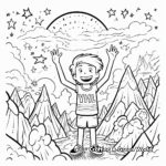 Majestic Universe-Themed Positive Affirmation Coloring Pages 4