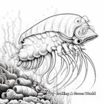 Mantis Shrimp: Nature's Vibrant Warrior Coloring Pages 2