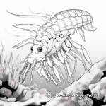 Mantis Shrimp: Nature's Vibrant Warrior Coloring Pages 3