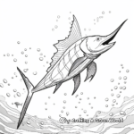 Marlin In the Deep Coloring Pages 1