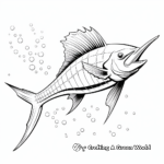 Marlin In the Deep Coloring Pages 3