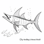 Marlin In the Deep Coloring Pages 4