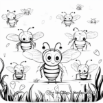 May Bees and Insects Coloring Pages 2