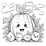 May Seasonal Fruits and Vegetables Coloring Pages 2