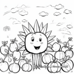 May Seasonal Fruits and Vegetables Coloring Pages 3