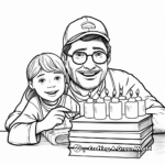 Memorable Dad's Birthday Milestone Coloring Pages 2