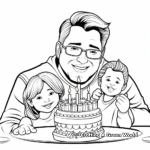 Memorable Dad's Birthday Milestone Coloring Pages 3
