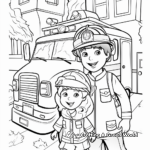 Memorable Fire Safety Coloring Pages 1