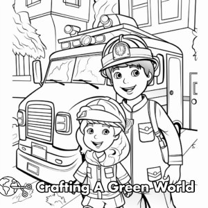 Fire Coloring Pages - Free &amp; Printable!