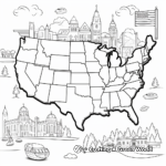 Memorable USA States Coloring Pages 3