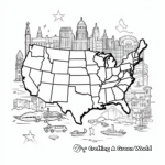 Memorable USA States Coloring Pages 4