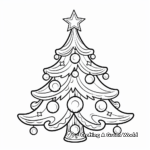 Merry and Bright Colorful Tree Coloring Pages 4