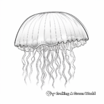 Mesmerizing Jellyfish Coloring Sheets 1