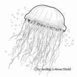 Mesmerizing Jellyfish Coloring Sheets 3