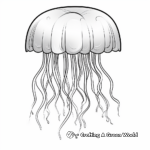 Mesmerizing Jellyfish Coloring Sheets 4
