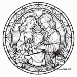 Meticulous Stained Glass Coloring Pages 3