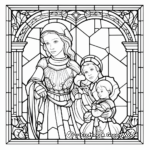 Meticulous Stained Glass Coloring Pages 4