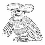 Mexican Eagle Cinco De Mayo Coloring Pages 4