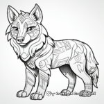 Mexican Grey Wolf Coloring Pages 3