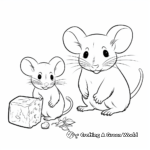 Mice and Rats: A Comparative Coloring Page Set 1