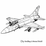 MiG-21 Fishbed Fighter Jet Coloring Pages for Enthusiasts 1