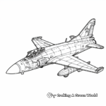 MiG-21 Fishbed Fighter Jet Coloring Pages for Enthusiasts 2