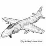 MiG-21 Fishbed Fighter Jet Coloring Pages for Enthusiasts 3