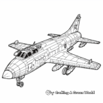 MiG-21 Fishbed Fighter Jet Coloring Pages for Enthusiasts 4