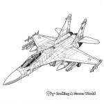 MiG-29 Fulcrum Jet Coloring Pages for Enthusiasts 1